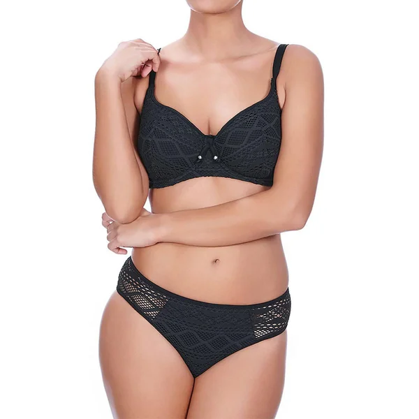 Haut de maillot de bain décolleté coeur paddé à armatures