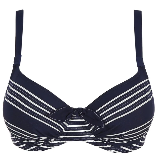 Haut de maillot de bain emboitant armatures Mogador-Bleu saphire