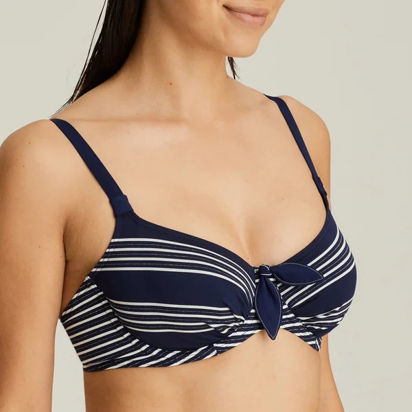 Haut de maillot de bain emboitant armatures Mogador-Bleu saphire