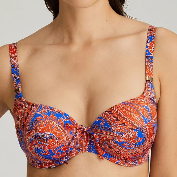 Haut de maillot de bain emboitant armatures