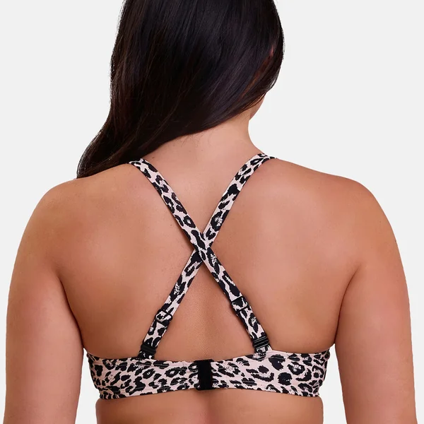 Haut de maillot de bain emboitant avec armatures Samoa - Léopard Sans Complexe Bain