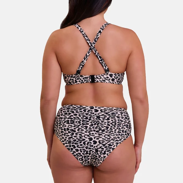 Haut de maillot de bain emboitant avec armatures Samoa - Léopard Sans Complexe Bain