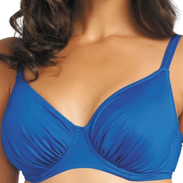 Haut de maillot de bain emboitant à armatures