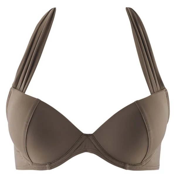Haut de maillot de bain plongeant armatures