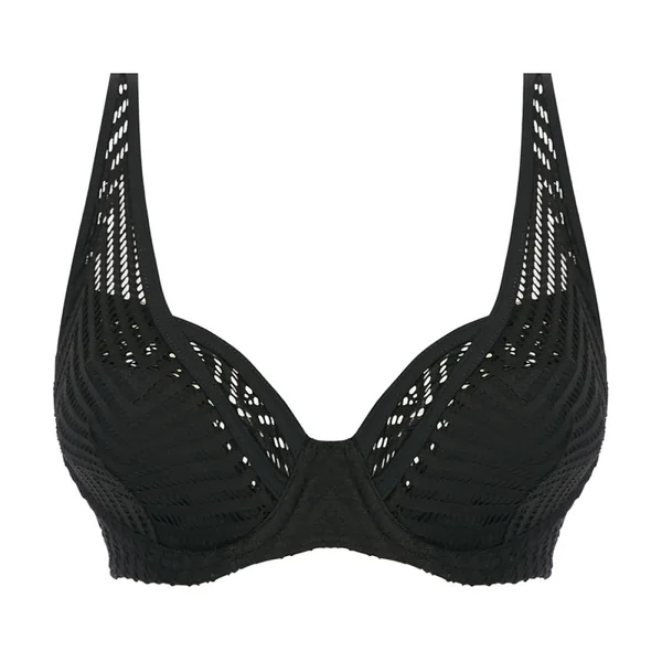 Haut de maillot de bain plongeant armatures