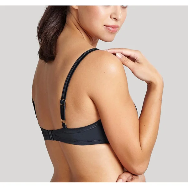 Haut de maillot de bain plongeant armatures