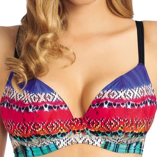 Haut de maillot de bain plongeant