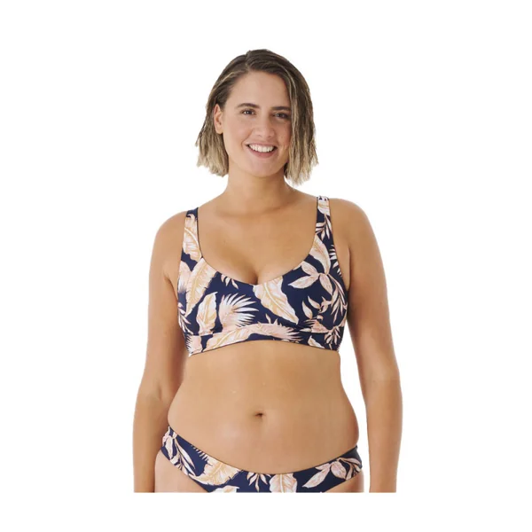 HAUT DE MAILLOT DE BAIN RIPCURL MIRAGE REVO BLEU MARINE