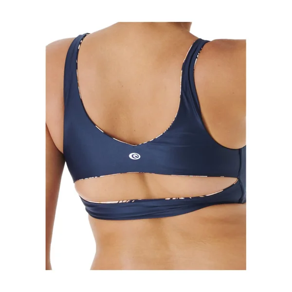 HAUT DE MAILLOT DE BAIN RIPCURL MIRAGE REVO BLEU MARINE
