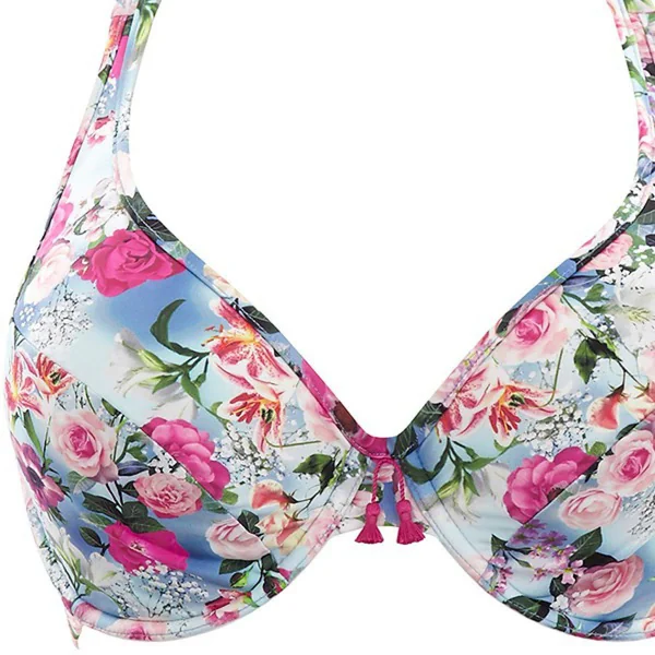 Haut de maillot de bain tour de cou