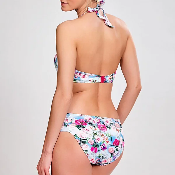 Haut de maillot de bain tour de cou