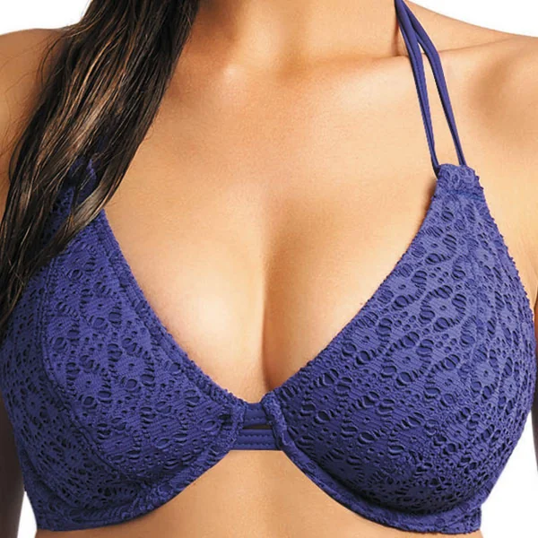 Haut de maillot de bain tour de cou