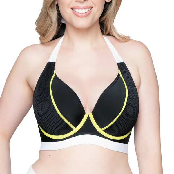 Haut de maillot de bain tour de cou