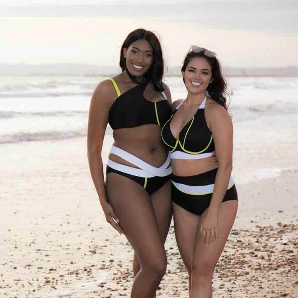 Haut de maillot de bain tour de cou
