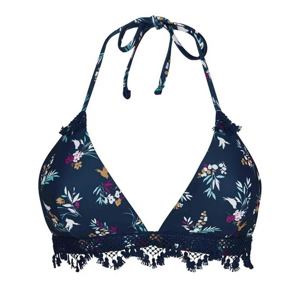 Haut de maillot de bain triangle Bleu