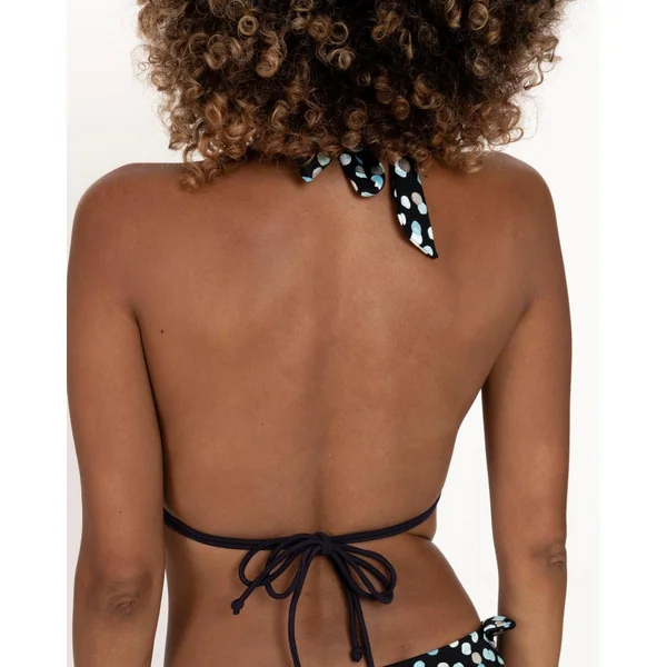 Haut de maillot de bain triangle sans armatures noir Alhandra
