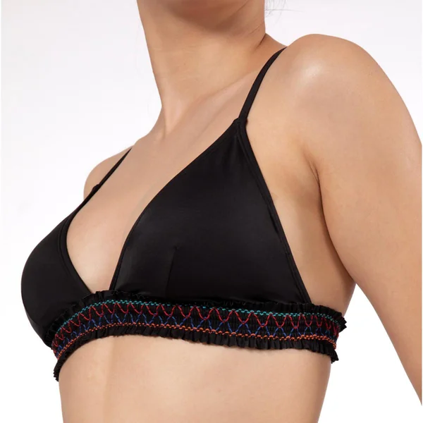 Haut de maillot de bain triangle sans armatures NoirRiad