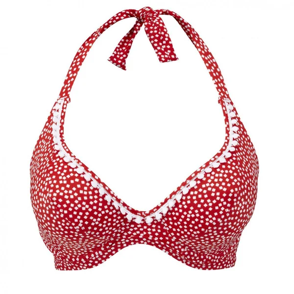 Haut de maillot de bain Triangle à Armatures - Rouge