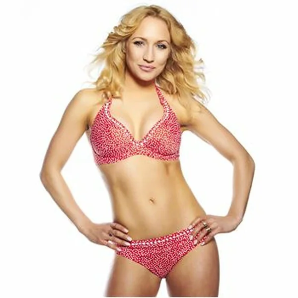 Haut de maillot de bain Triangle à Armatures - Rouge
