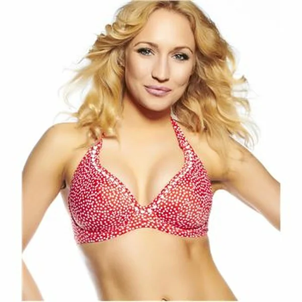 Haut de maillot de bain Triangle à Armatures - Rouge