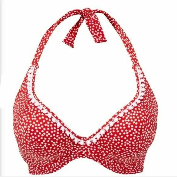 Haut de maillot de bain Triangle à Armatures - Rouge