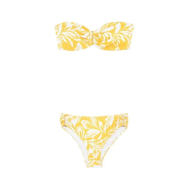 Haut de maillot de bain WENDIE jaune bicolore La Petite Etoile