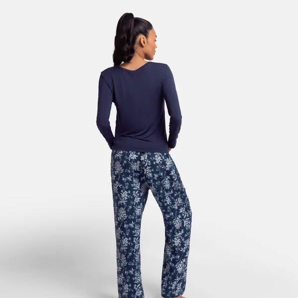 Haut de pyjama bleu Dorina