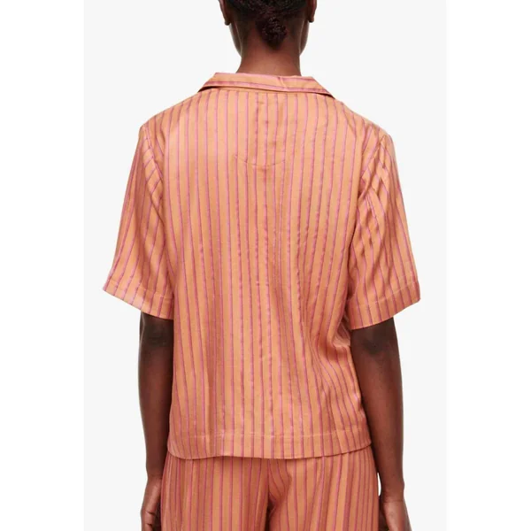 Haut de pyjama - Chemise à manches courtes - Orange Femilet - ANNA
