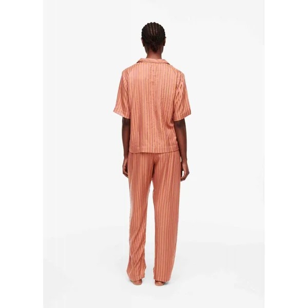 Haut de pyjama - Chemise à manches courtes - Orange Femilet - ANNA