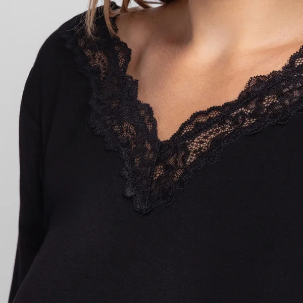 Haut et Pantalon Noir Dorina