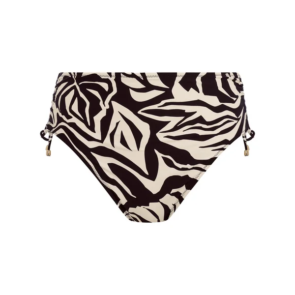 Hight Waist Bikini Brief noir Fantasie Bain