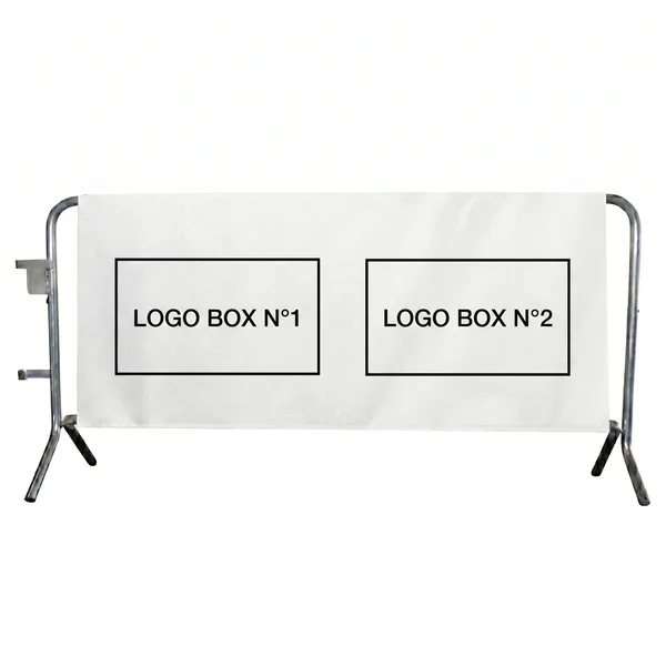 Housse barrière PVC personnalisée 155 x 190 cm