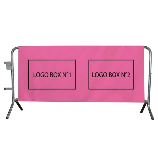 Housse barrière PVC personnalisée 155 x 190 cm