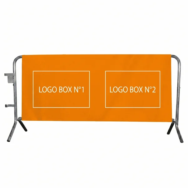 Housse barrière PVC personnalisée 155 x 190 cm
