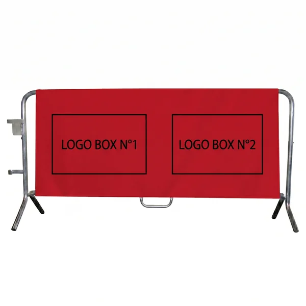 Housse barrière PVC personnalisée 155 x 210 cm