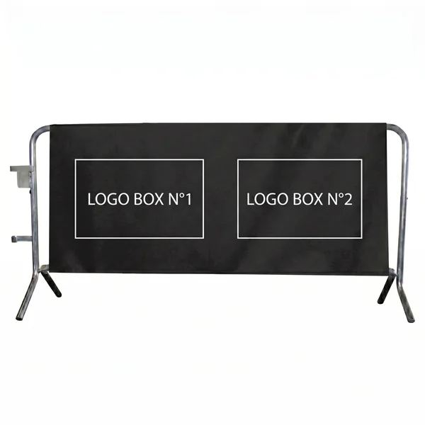Housse barrière PVC personnalisée 155 x 210 cm