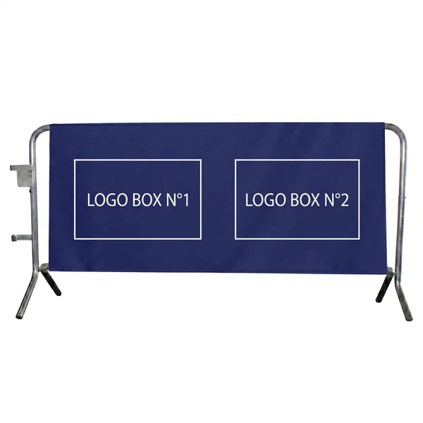 Housse barrière PVC personnalisée 155 x 210 cm