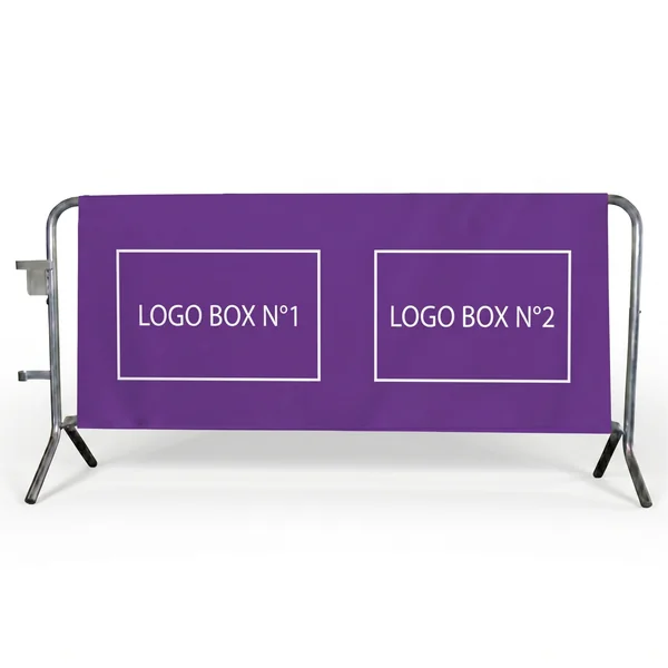 Housse barrière PVC personnalisée 155 x 210 cm