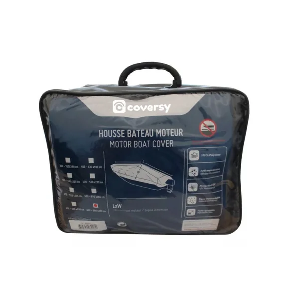 Housse bateau moteur - gris - coversy