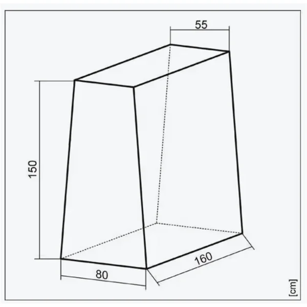 Housse de protection tennis de table transparente