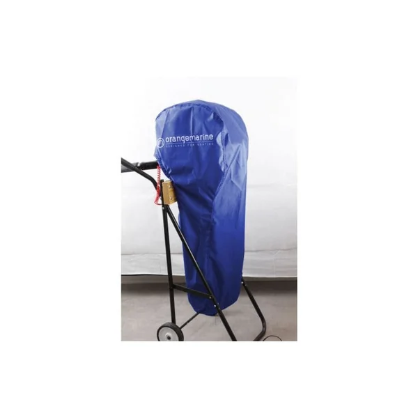 HOUSSE MOTEUR BATEAU BLEU ORANGEMARINE 120 x 55 x 35 cm ( hx L x l)