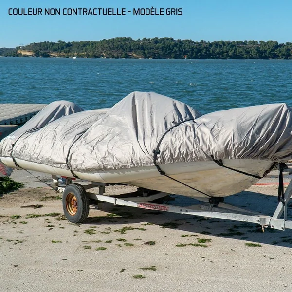 HOUSSE TRANSPORT BATEAU BLEU COVERSY Bateau de 400 à 430 cm de long x 229 cm de large
