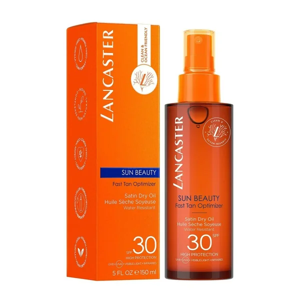 Huile Sèche Soyeuse Accélératrice De Bronzage Spray Spf30 - Sun Beauty