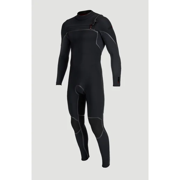 Hyperfreak Fire 4/3mm+ Chest Zip Full Wetsuit | BLACK/BLACK