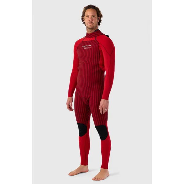 Hyperfreak Fire 5/4mm+ Back Zip Full Wetsuit | BLACK/BLACK