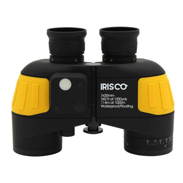 Jumelles marine étanches et flottantes avec compas 7X50 IRISCO