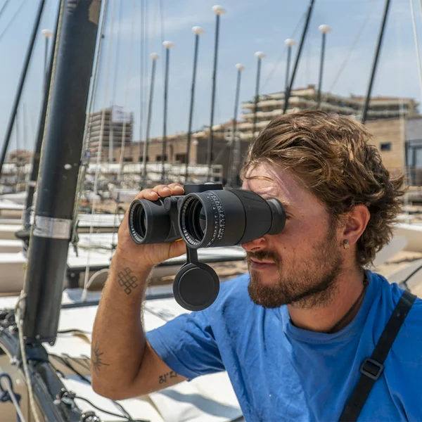 Jumelles marine étanches et flottantes avec compas 7X50 noir IRISCO
