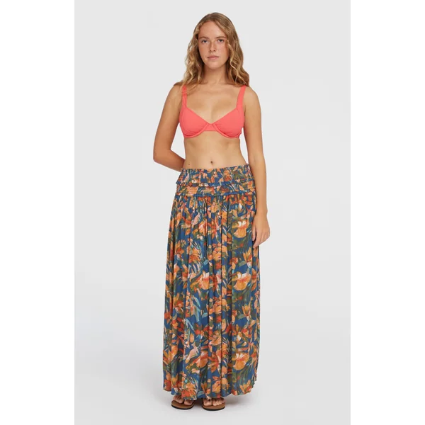 Jupe longue Devyn | Blue Painted Tropics