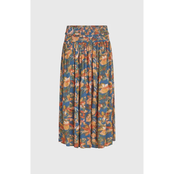 Jupe longue Devyn | Blue Painted Tropics