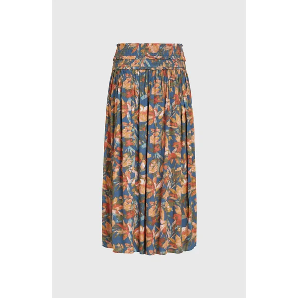 Jupe longue Devyn | Blue Painted Tropics